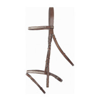 Bridon clincher blanc Goya T de T Tabac Marron