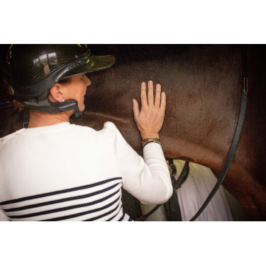 Pull Pénélope x Saint James Maelle Ecru / marine / rouge Motifs Pull Pénélope x Saint James Maelle Ecru / marine / rouge Motifs