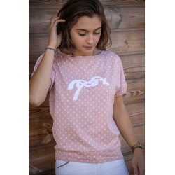 T-shirt Pénélope Poppy Nude Rose