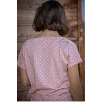 T-shirt Pénélope Poppy Nude Rose T-shirt Pénélope Poppy Nude Rose