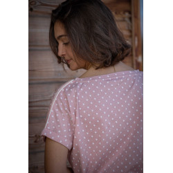 T-shirt Pénélope Poppy Nude Rose
