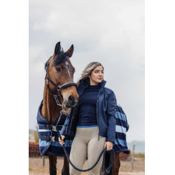 Blouson court Equithème Originals Alina Marine Bleu marine