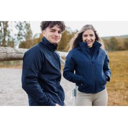 Blouson court Equithème Originals Alina Marine Bleu marine