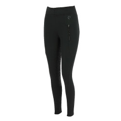 Pantalon softshell Equithème Dolomyt fond silicone Noir Pantalon softshell Equithème Dolomyt fond silicone Noir