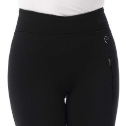 Pantalon softshell Equithème Dolomyt fond silicone Noir Pantalon softshell Equithème Dolomyt fond silicone Noir