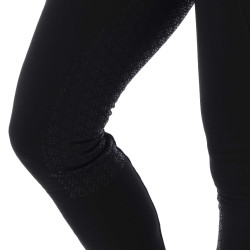 Pantalon softshell Equithème Dolomyt fond silicone Noir Pantalon softshell Equithème Dolomyt fond silicone Noir