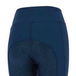 Pantalon softshell Equithème Dolomyt fond silicone Bleu marine