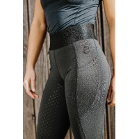 Legging Je t'aime Equithème Iris Gris foncé Legging Je t'aime Equithème Iris Gris foncé