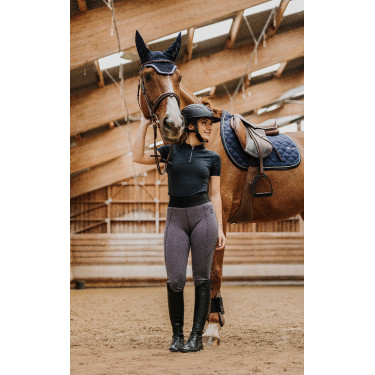 Legging Je t'aime Equithème Iris Gris foncé Legging Je t'aime Equithème Iris Gris foncé