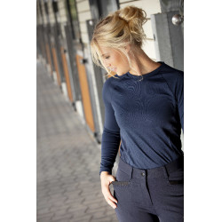 Pantalon Equithème Safir Marine / noir Bleu Pantalon Equithème Safir Marine / noir Bleu