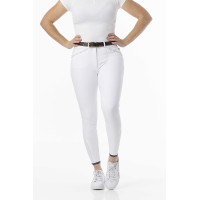 Pantalon Equithème Yolande recyclé Blanc Pantalon Equithème Yolande recyclé Blanc