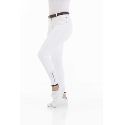 Pantalon Equithème Yolande recyclé Blanc Pantalon Equithème Yolande recyclé Blanc