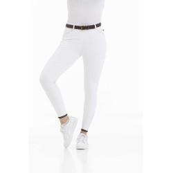 Pantalon Equithème Yolande recyclé Blanc Pantalon Equithème Yolande recyclé Blanc