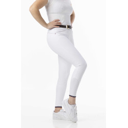 Pantalon Equithème Yolande recyclé Blanc Pantalon Equithème Yolande recyclé Blanc
