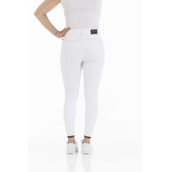 Pantalon Equithème Yolande recyclé Blanc Pantalon Equithème Yolande recyclé Blanc