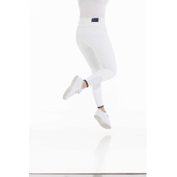 Pantalon Equithème Yolande recyclé Blanc Pantalon Equithème Yolande recyclé Blanc