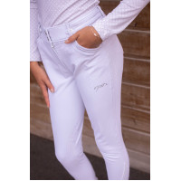 Pantalon d'équitation Élégance Pénélope Blanc