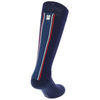 Chaussettes Equithème Classic bleu-blanc-rouge Bleu marine