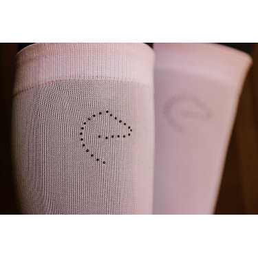Chaussettes Equithème Compet Je t'aime Vieux rose / anthracite Chaussettes Equithème Compet Je t'aime Vieux rose / anthracite