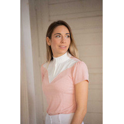 Polo de concours Pénélope Las Honey manches courtes Rose