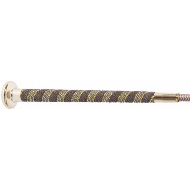 Cravache de dressage claquette cuir T de T Cravache de dressage claquette cuir T de T
