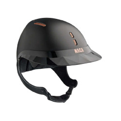 Casque d'équitation Naca Gravity XP Noir onyx mat / rose gold