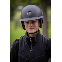 Casque Pénélope visière longue Noir mat Casque Pénélope visière longue Noir mat