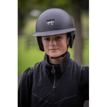Casque Pénélope visière longue Noir mat Casque Pénélope visière longue Noir mat