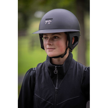 Casque Pénélope visière longue Noir mat Casque Pénélope visière longue Noir mat