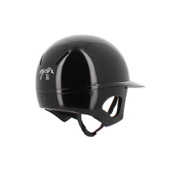 Casque Pénélope visière longue Noir brillant Casque Pénélope visière longue Noir brillant