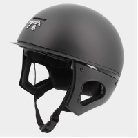 Casque Pénélope visière courte Noir mat
