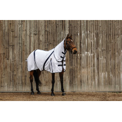 Chemise Equithème Mesh combo Blanc Chemise Equithème Mesh combo Blanc