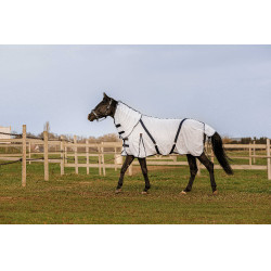 Chemise Equithème Mesh combo Blanc Chemise Equithème Mesh combo Blanc