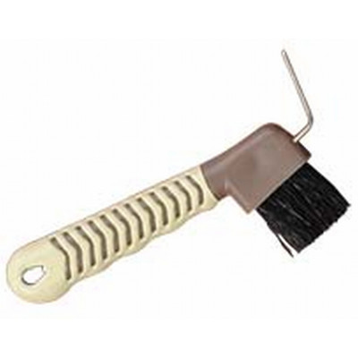 Cure-pieds brosse bicolore T de T Marron / beige