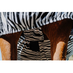 Chemise anti-eczéma zèbre Riding World Zèbre noir / blanc Motifs Chemise anti-eczéma zèbre Riding World Zèbre noir / blanc Motifs