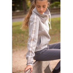 Sweat Pénélope Pépita Gris Sweat Pénélope Pépita Gris