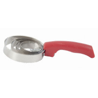 Étrille métallique ronde T de T Bleu