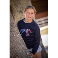 Sweat shirt Pénélope Chloé Bleu marine Sweat shirt Pénélope Chloé Bleu marine