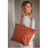 Sac Pénélope Toti Cognac Marron