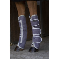 Guêtres de transport Equithème Tyrex 1200D recyclées Taupe Guêtres de transport Equithème Tyrex 1200D recyclées Taupe