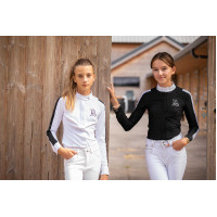 Chemise de concours Pénélope Showshirt Bleu artic Chemise de concours Pénélope Showshirt Bleu artic