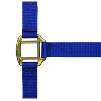 Licol nylon doublé cuir Norton Bleu roi