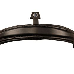 Muserolle spéciale dressage Stübben combinée 2300 Leitrim Noir / noir argenté Muserolle spéciale dressage Stübben combinée 2300 Leitrim Noir / noir argenté