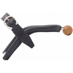 Éperons T de T enfant Cuir Noir Éperons T de T enfant Cuir Noir