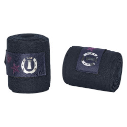 Bandes de polo Imperial Riding Cosmic Sparkle Marine Bleu marine