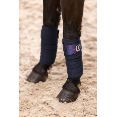 Bandes de polo Imperial Riding Cosmic Sparkle Marine Bleu marine