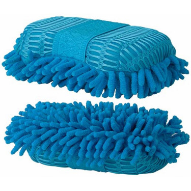 Éponge mesh et micro-fibre T de T Éponge mesh et micro-fibre T de T