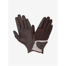 Gants d'équitation LeMieux Pro Mesh Marron / almond Gants d'équitation LeMieux Pro Mesh Marron / almond