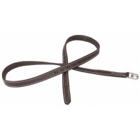 Étrivière Luxe fine T de T Havane foncé / blanc Marron Étrivière Luxe fine T de T Havane foncé / blanc Marron