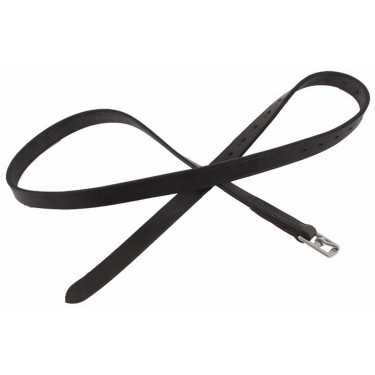 Étrivières cuir standard T de T Havane foncé Marron Étrivières cuir standard T de T Havane foncé Marron